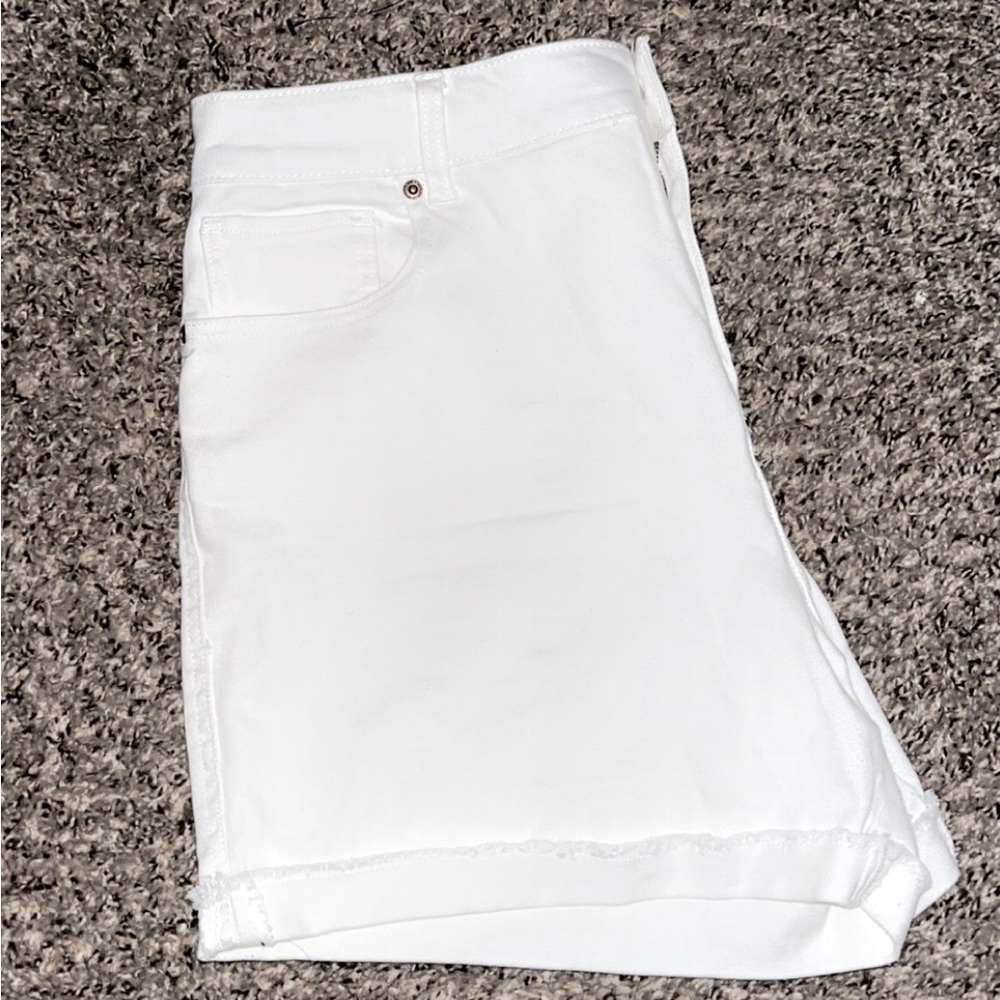 Brand new white jean shorts size 16